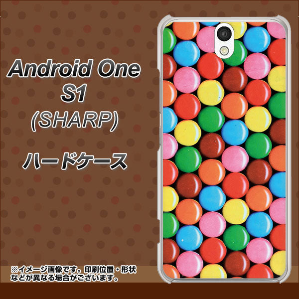 Android One S1 Y!mobile 448 マーブルチョコ ハードケース 背面印刷