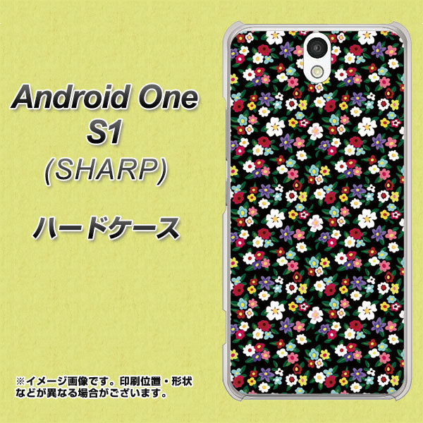 Android One S1 Y!mobile 778 マイクロリバティプリントBK ハードケース 背面印刷