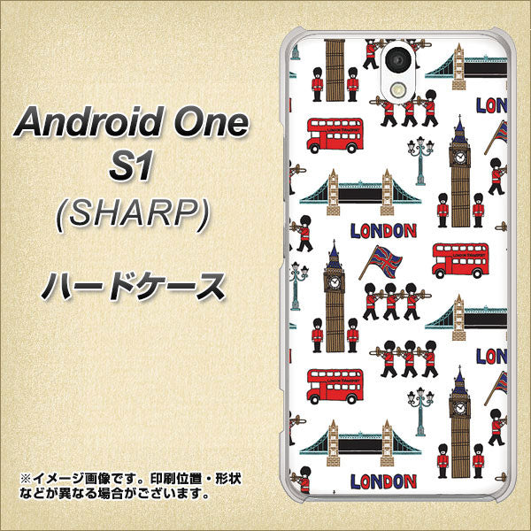 Android One S1 Y!mobile EK811 ロンドンの街 ハードケース 背面印刷