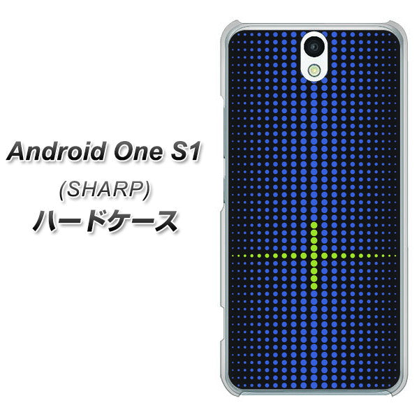 Android One S1 Y!mobile IB907 グラデーションドット ハードケース 背面印刷