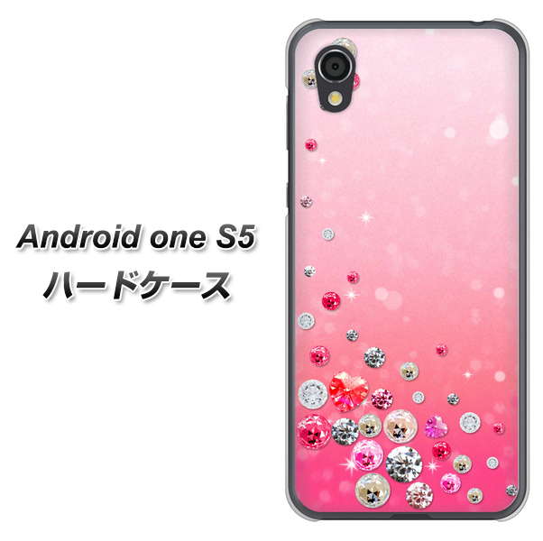 Android One S5 SC822 スワロデコ風プリント ハードケース 背面印刷