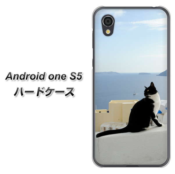 Android One S5 VA805 ネコと地中海 ハードケース 背面印刷