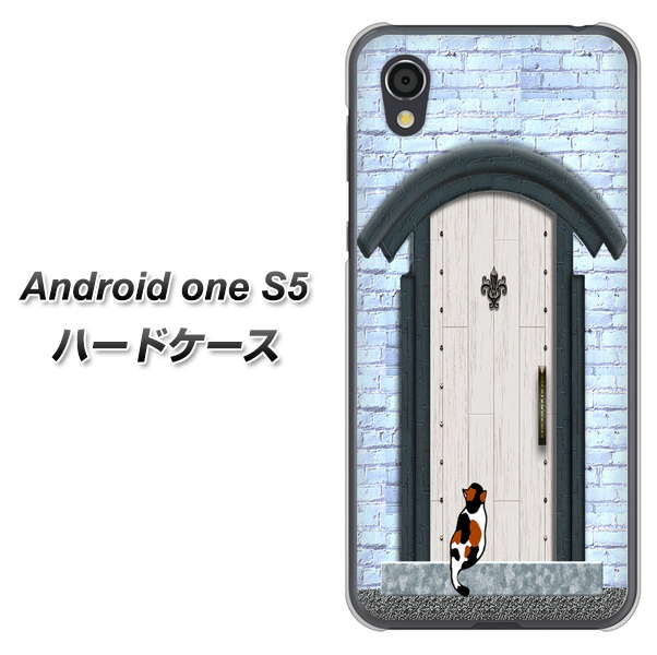 Android One S5 YA951 石ドア01 ハードケース 背面印刷