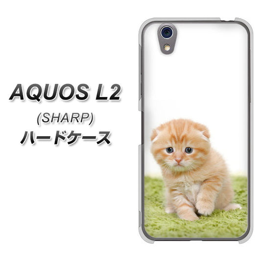 AQUOS L2 SH-L02 UQmobile VA802 ネコこっそり ハードケース 背面印刷