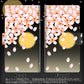 docomo ギャラクシー フィール SC-04J 高画質仕上げ プリント手帳型ケース(薄型スリム)【136 満月と夜桜】