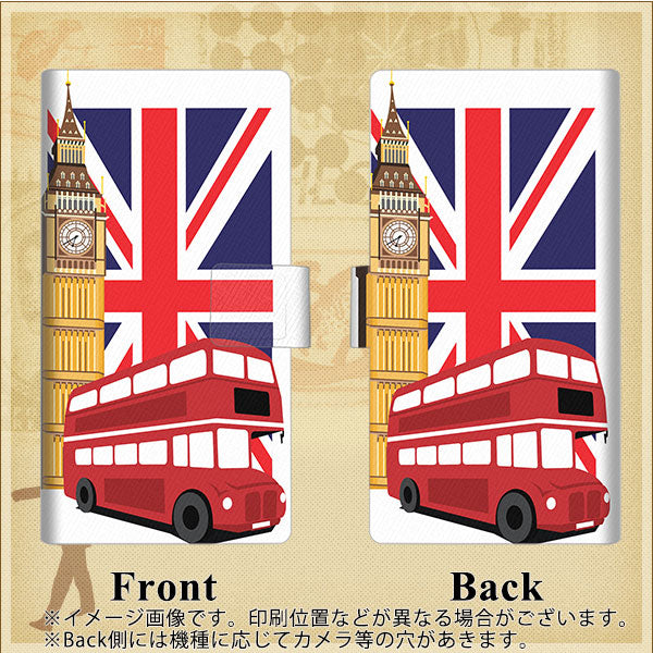 au エクスペリア8 SOV42 画質仕上げ プリント手帳型ケース(薄型スリム)【573 イギリス】