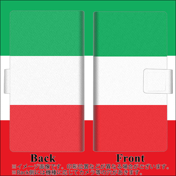 au エクスペリア10 III SOG04 画質仕上げ プリント手帳型ケース(薄型スリム)【676 イタリア】