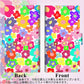 アローズ M04 画質仕上げ プリント手帳型ケース(薄型スリム)【782 春のルーズフラワーWH】