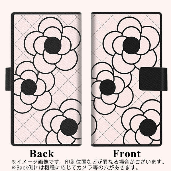 SoftBank ディグノG 602KC 画質仕上げ プリント手帳型ケース(薄型スリム)【EK926 カメリア（極うすピンク）】