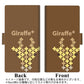 Y!mobile アンドロイドワン 507SH 画質仕上げ プリント手帳型ケース(薄型スリム)【IA805  Giraffe＋】