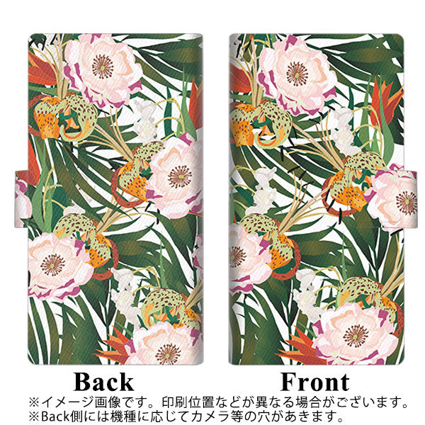 アローズBe4 Plus F-41B 画質仕上げ プリント手帳型ケース(薄型スリム)【SC895 ボタニカル フォレスト】