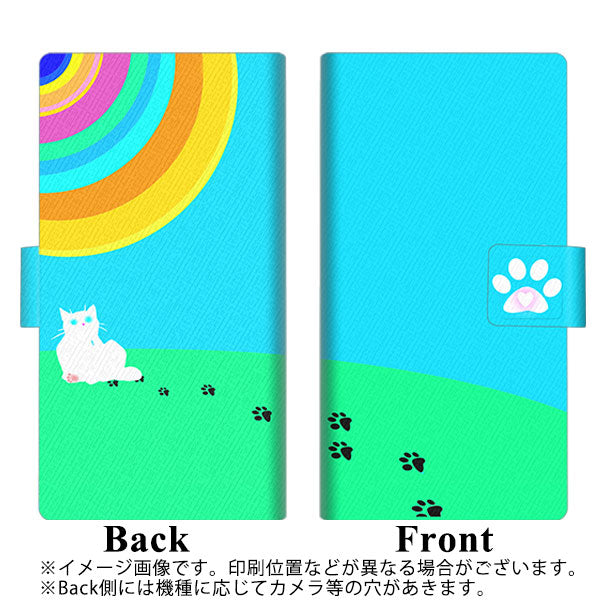 docomo アローズ ビー F-04K 画質仕上げ プリント手帳型ケース(薄型スリム)【YA888 I LIKE CATS】