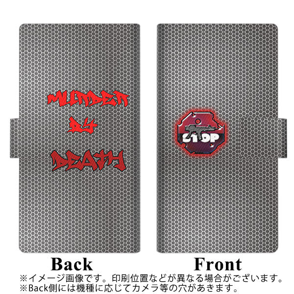 Y!mobile アンドロイドワン S1 画質仕上げ プリント手帳型ケース(薄型スリム)【YA923 MURDER03】