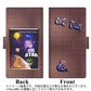 docomo ギャラクシーS20+ SC-52A 画質仕上げ プリント手帳型ケース(薄型スリム)【YA935 CAT STAR 月】