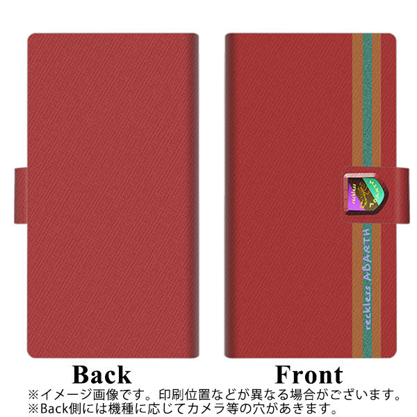 OPPO Reno3 A YC932 アバルト03 薄型スリム プリント手帳型ケース