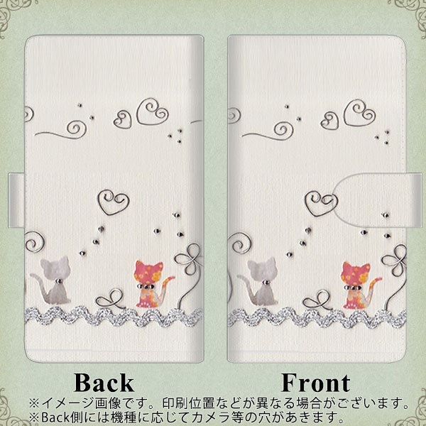docomo ギャラクシー S9+ SC-03K 高画質仕上げ プリント手帳型ケース(通常型)【1103 クラフト写真ネコ】