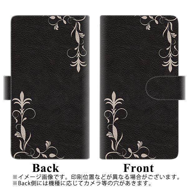 Xiaomi（シャオミ）Redmi Note 9s 高画質仕上げ プリント手帳型ケース(通常型)【EK825 レザー風グラスフレーム】
