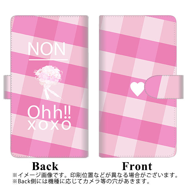 AQUOS sense3 SHV45 au 高画質仕上げ プリント手帳型ケース(通常型)【FD806 ブーケ】