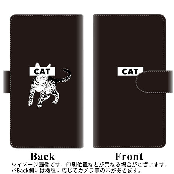 au アクオスR SHV39 高画質仕上げ プリント手帳型ケース(通常型)【FD808 にゃんこ808】