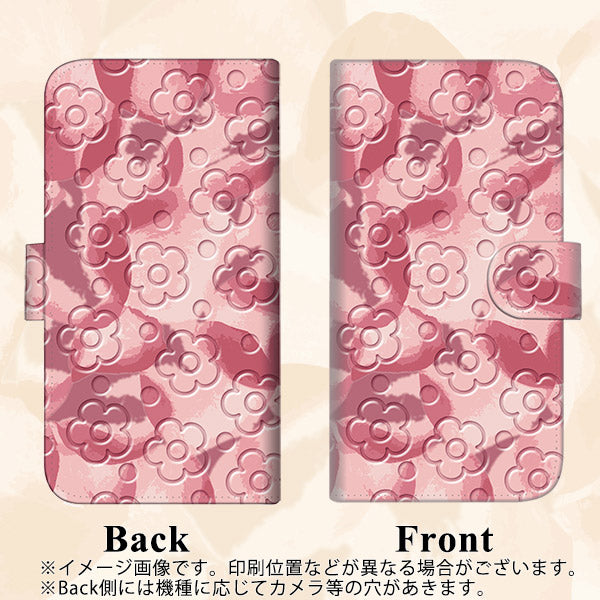 iPhone 6 Plus SC846 フラワーヴェルニ花ピンク（ローズヴェルール） 通常型 プリント手帳型ケース