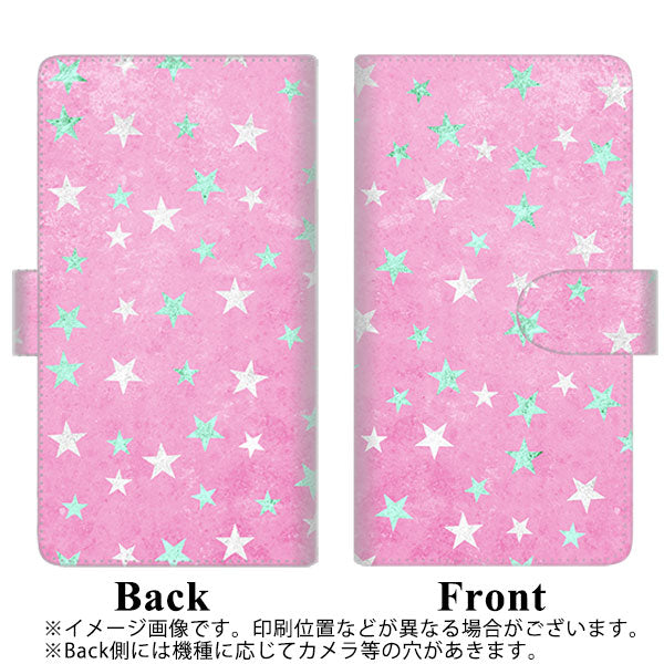 docomo エクスぺリア ワン SO-03L 高画質仕上げ プリント手帳型ケース(通常型)【SC889 お星さまキラキラ（ピンク）】