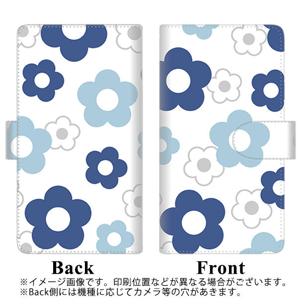 Xperia Ace III A203SO Y!mobile 高画質仕上げ プリント手帳型ケース(通常型)【SC923 デイジー ブルー】
