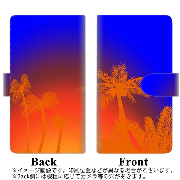softbank エクスペリア5 901SO 高画質仕上げ プリント手帳型ケース(通常型)【YC985 トロピカル06】