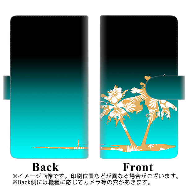 softbank arrows U 801FJ 高画質仕上げ プリント手帳型ケース(通常型)【YC987 トロピカル08】