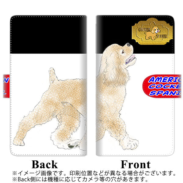 iPhone11 Pro Max　(6.5インチ) 高画質仕上げ プリント手帳型ケース(通常型)【YD981 アメリカンコッカースパニエル02】
