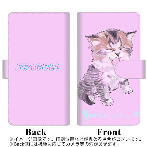 docomo ギャラクシー ノート10+ SC-01M 高画質仕上げ プリント手帳型ケース(通常型)【YE872 らぶねこ03】