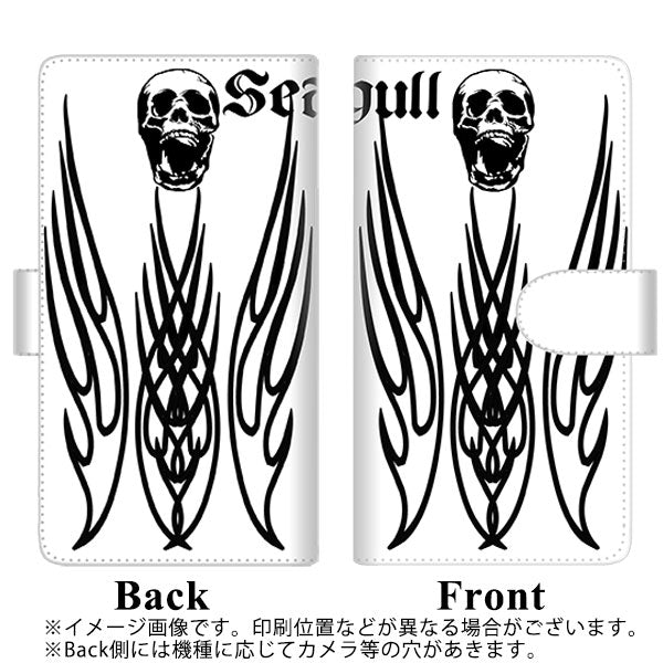 iPhone11 Pro Max　(6.5インチ) 高画質仕上げ プリント手帳型ケース(通常型)【YE902 スカル03】