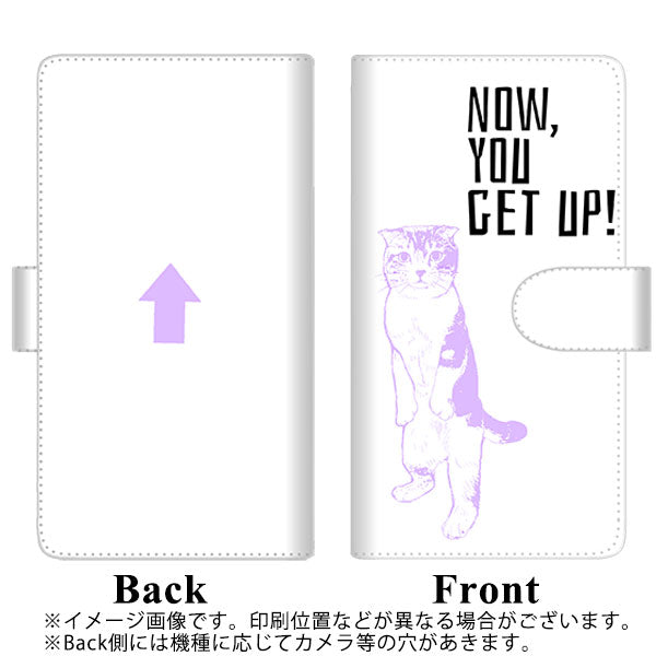 SIMフリー OPPO Reno3 A 高画質仕上げ プリント手帳型ケース(通常型)【YF983 ミャウ04】