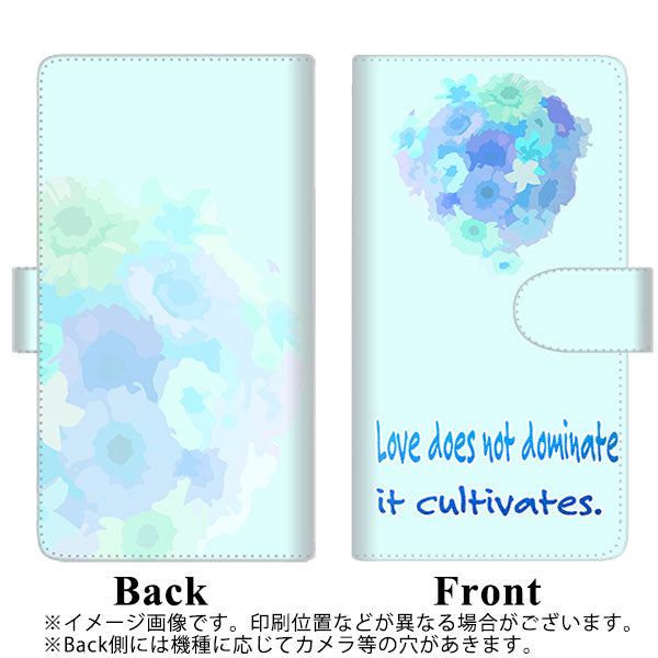 iPhone13 Pro 高画質仕上げ プリント手帳型ケース(通常型)【YG934 ペールフラワー01】