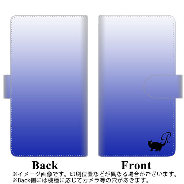 Google Pixel 4 XL 高画質仕上げ プリント手帳型ケース(通常型)【YI859 イニシャル ネコ R】