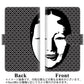 iPhone5/iPhone5s 高画質仕上げ プリント手帳型ケース(通常型)【YI872 能面03】
