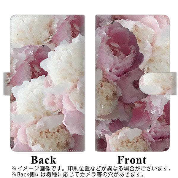 SoftBank アクオスR 605SH 高画質仕上げ プリント手帳型ケース(通常型)【YI884 フラワー５】