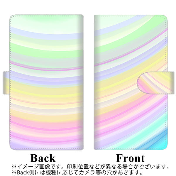 Y!mobile リベロS10 901ZT 高画質仕上げ プリント手帳型ケース(通常型)【YJ312 カラー レインボー】