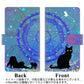 Xiaomi（シャオミ）Redmi Note 9s 高画質仕上げ プリント手帳型ケース(通常型)【YJ327 魔法陣猫 キラキラ　かわいい】