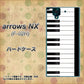 arrows NX F-02H docomo 292 ピアノ ハードケース 背面印刷