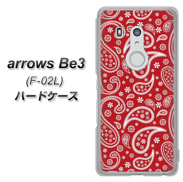 arrows Be3 F-02L docomo 765 ペイズリーエンジ ハードケース 背面印刷