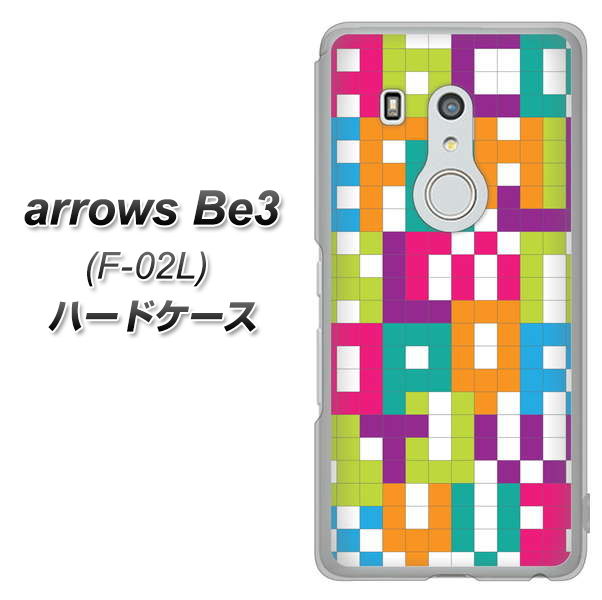 arrows Be3 F-02L docomo IB916 ブロックアルファベット ハードケース 背面印刷
