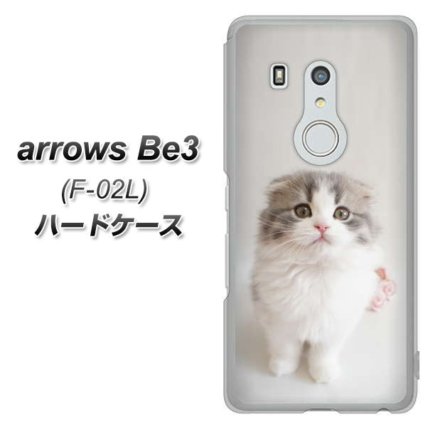 arrows Be3 F-02L docomo VA803 まっていますネコ ハードケース 背面印刷