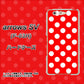 arrows SV F-03H docomo 331 シンプル柄（水玉）レッドBig ハードケース 背面印刷