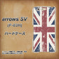 arrows SV F-03H docomo 506 ユニオンジャック ビンテージ ハードケース 背面印刷