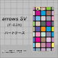 arrows SV F-03H docomo 509 カラースクエア ハードケース 背面印刷
