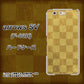 arrows SV F-03H docomo 619 市松模様－金（骨董風に傷んだイメージ） ハードケース 背面印刷