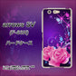 arrows SV F-03H docomo 1177 紫色の夜 ハードケース 背面印刷
