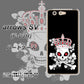 arrows SV F-03H docomo AG801 苺骸骨王冠（黒） ハードケース 背面印刷