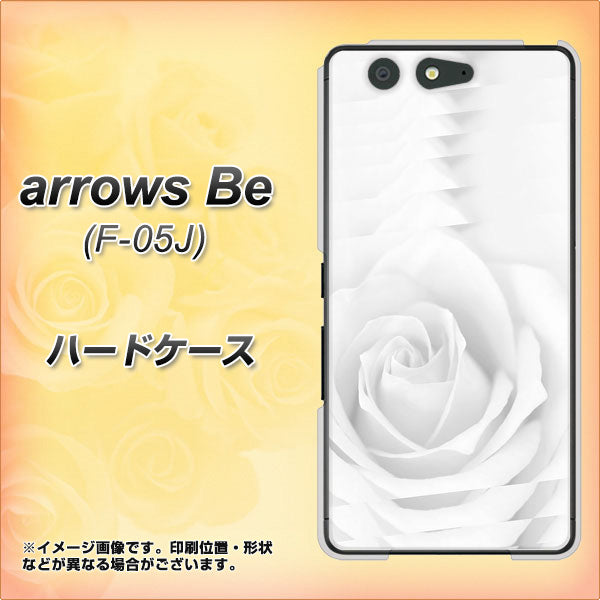 arrows Be F-05J docomo 402 ホワイトＲｏｓｅ ハードケース 背面印刷