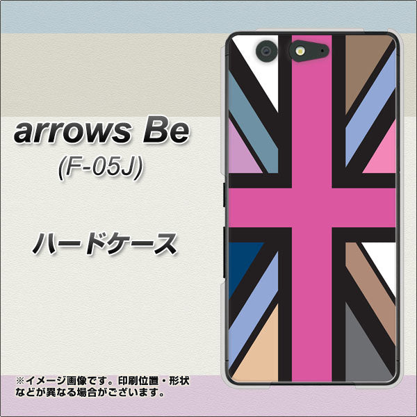 arrows Be F-05J docomo 507 ユニオンジャック デスカラー ハードケース 背面印刷